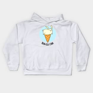 Bunilla Cone Food Pun Kids Hoodie